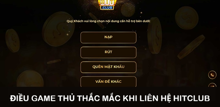 Game thủ thường thắc mắc điều gì khi liên hệ Hitclub? 