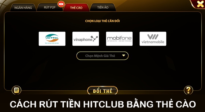 Hướng dẫn rút tiền Hitclub cặn kẽ cho người mới